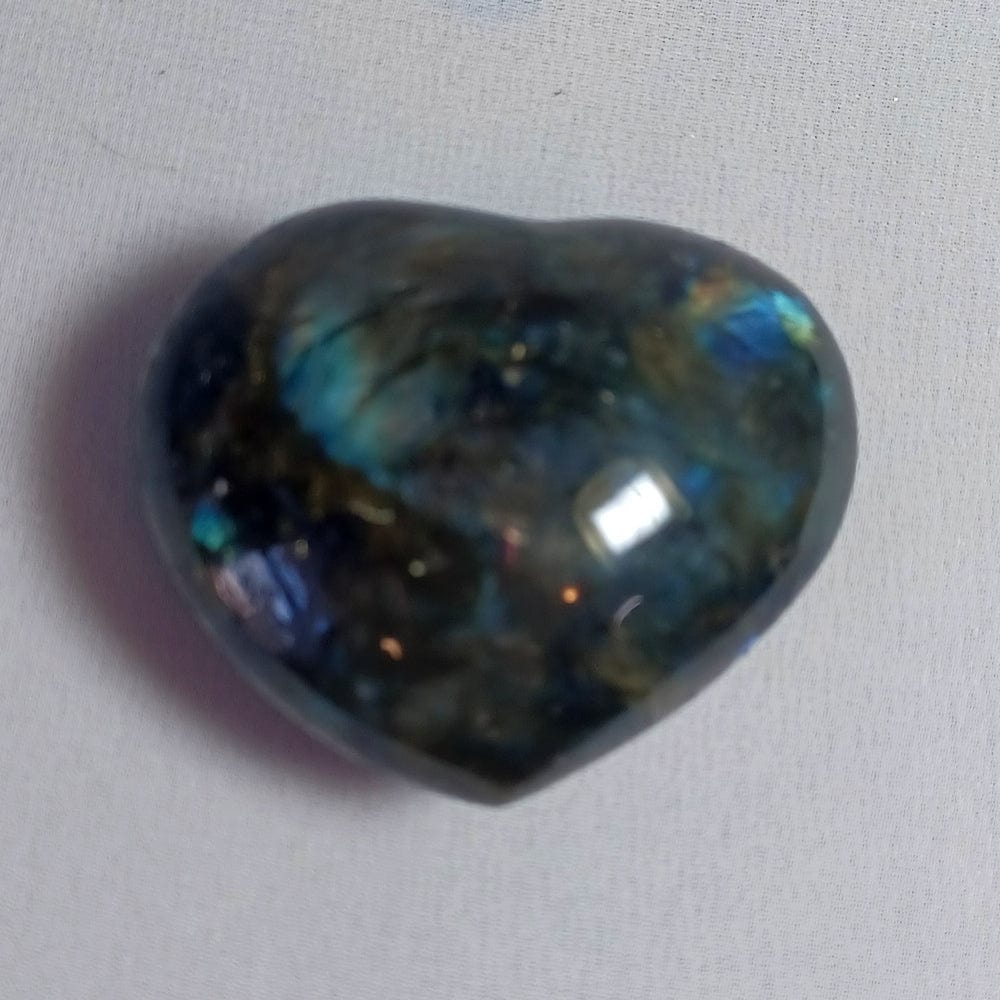 AM Crystals Plus LLC Carving Labradorite Heart