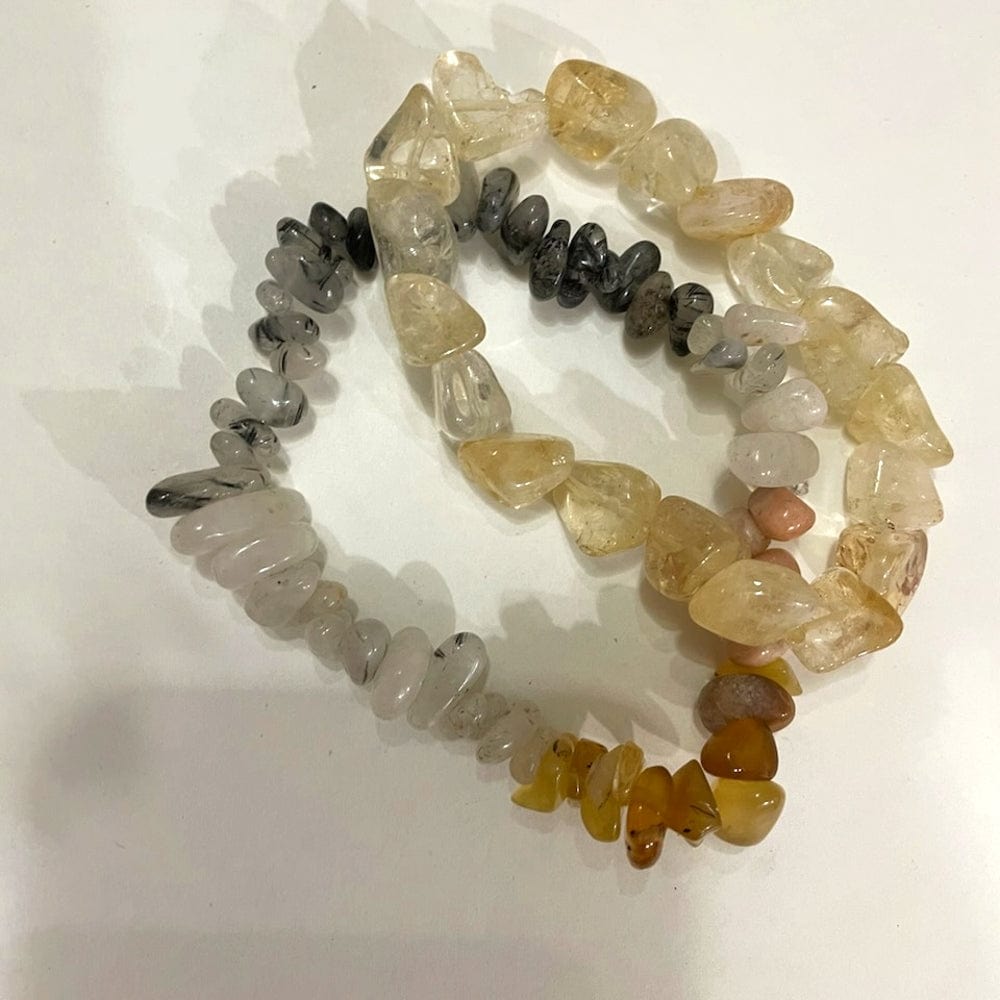 AM Crystals Plus LLC Citrine and Black Tourmaline Bracelets