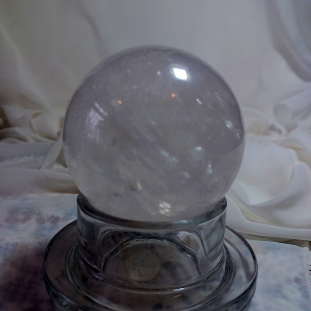 AM Crystals Plus LLC Sphere Clear Quartz Sphere