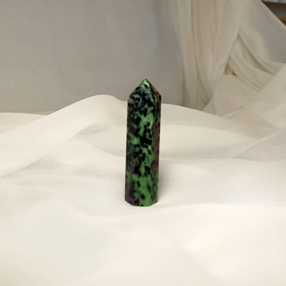 AM Crystals Plus LLC Tower Ruby In Zoisite Tower