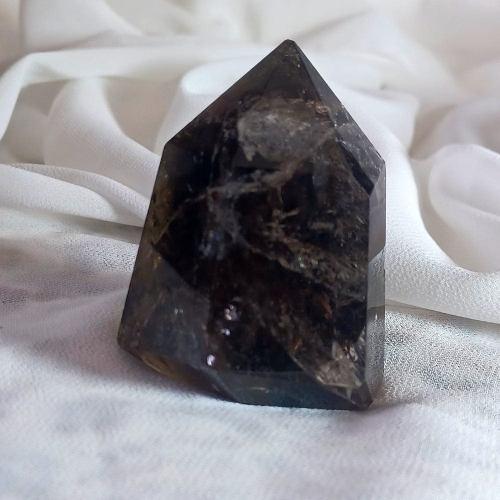 AM Crystals Plus LLC Tower Smoky Quartz Tower
