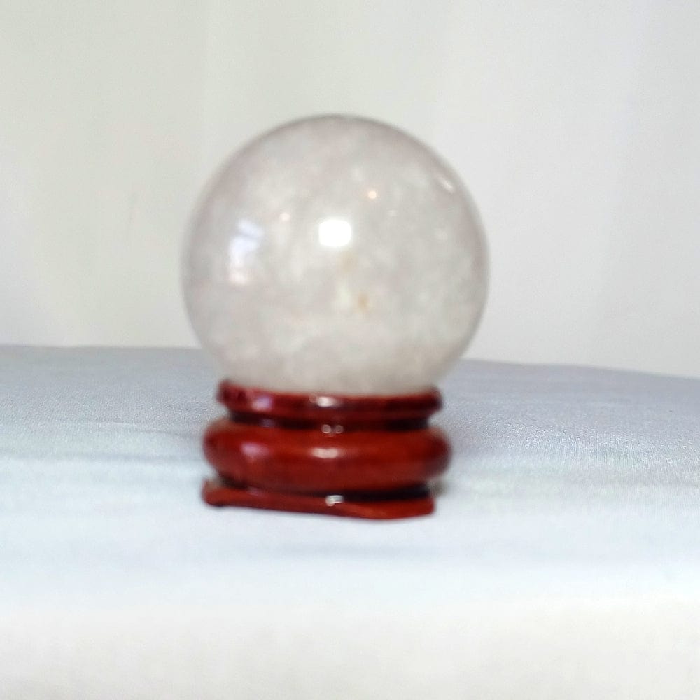 AM Crystals Plus LLC Sphere Milky Quartz Sphere